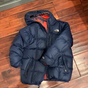 North Face down 550 fill jacket reversible
